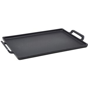Genware Cast Iron Rectangular Serving Platter For Bars 28 X 20cm Pack Of 6 Genware Cast Iron Rectangular Serving Platter For Bars 28 X 20cm Pack Of 6