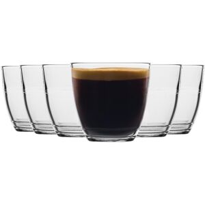 Duralex Gigogne Glass Juice Water Tumblers Glasses Set 220ml X12 Duralex Gigogne Glass Juice Water Tumblers Glasses Set 220ml X12