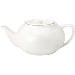 Utopia Porcelain Teapot Pure White Vitrified For Serving Tea 30oz (82cl) Pack Of 12 Utopia Porcelain Teapot Pure White Vitrified For Serving Tea 30oz (82cl) Pack Of 12