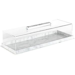 Rectangular Serving Tray With Lid Marbleized Grain Rectangular Cake Stand2456 Rectangular Serving Tray With Lid Marbleized Grain Rectangular Cake Stand2456