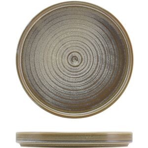 Genware Terra Porcelain Matt Grey Low Presentation Plate For Home Hotels 18cm Pack Of 6 Genware Terra Porcelain Matt Grey Low Presentation Plate For Home Hotels 18cm Pack Of 6