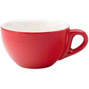 Utopia Barista Porcelain Cappuccino Red Cup Tableware Coffee Cups 7oz (20cl) Pack Of 12 Utopia Barista Porcelain Cappuccino Red Cup Tableware Coffee Cups 7oz (20cl) Pack Of 12