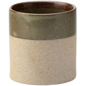 Utopia Chip Pot Porcelain Crafted Green, Brown Goa Serving 10.25oz (30cl) Pack Of 6 Utopia Chip Pot Porcelain Crafted Green, Brown Goa Serving 10.25oz (30cl) Pack Of 6