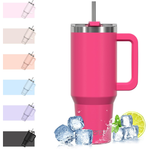 Does Not Apply Travel Mug Coffee Cup 40oz Tumbler Straw Lid And Handle, Stainless Steel Double Does Not Apply Travel Mug Coffee Cup 40oz Tumbler Straw Lid And Handle, Stainless Steel Double