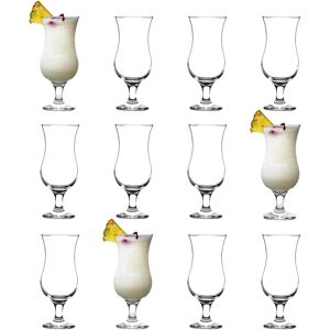 12x Lav Fiesta Pina Colada Glasses Hurricane Cocktail Party Drinking Set 460ml 12x Lav Fiesta Pina Colada Glasses Hurricane Cocktail Party Drinking Set 460ml