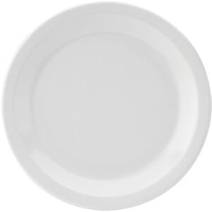Utopia Plate Polar White Dinnerware Gloss Bars Serving Plate 6.25\" (16cm) Pack Of 48 Utopia Plate Polar White Dinnerware Gloss Bars Serving Plate 6.25\" (16cm) Pack Of 48