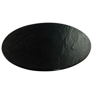 Genware Slate / Granite Reversible Melamine Serving Platter For Bar 33cm Round Pack Of 1 Genware Slate / Granite Reversible Melamine Serving Platter For Bar 33cm Round Pack Of 1