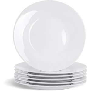 Argon Tableware 12x White 15.4cm (6 Inch) Wide Rimmed Side Plates - Desert Serving Dinner Set Br Argon Tableware 12x White 15.4cm (6 Inch) Wide Rimmed Side Plates - Desert Serving Dinner Set Br