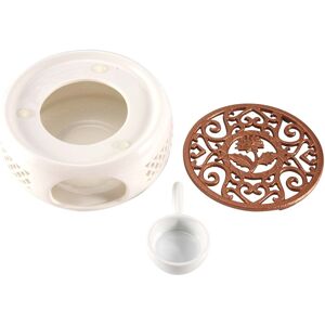 1x(Ceramic Teapot Warmer Holder Base Tea Warmer Insulation Base Tea Coffee9485 1x(Ceramic Teapot Warmer Holder Base Tea Warmer Insulation Base Tea Coffee9485