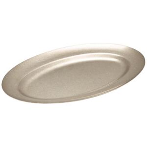 Genware Vintage Steel Oval Serving Platter Perfect For Bars 30cm Pack Of 12 Genware Vintage Steel Oval Serving Platter Perfect For Bars 30cm Pack Of 12