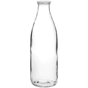 Utopia Lidded Glass Bottle Clear Glassware Drinking For Bars Pubs 1l (35oz) Pack Of 12 Utopia Lidded Glass Bottle Clear Glassware Drinking For Bars Pubs 1l (35oz) Pack Of 12