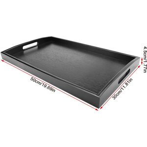 (50 * 30 * 4.5cm) Wooden Serving Tray With Rustic Handles For Easy Grip (50 * 30 * 4.5cm) Wooden Serving Tray With Rustic Handles For Easy Grip