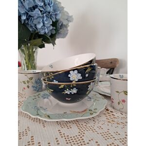 Laura Ashley Heritage Collectables Dinner Set 12 Pcs Midnight Blue Crockery Laura Ashley Heritage Collectables Dinner Set 12 Pcs Midnight Blue Crockery