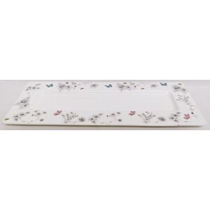 Wedgwood Secret Garden Bone China Rectangular Rimmed Large 15.5\" 39 Cm Serving Tray Uk Wedgwood Secret Garden Bone China Rectangular Rimmed Large 15.5\" 39 Cm Serving Tray Uk
