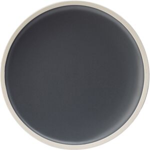 Utopia Forma Charcoal Porcelain Serving Plate Unique Tableware 10.5" (26.5cm) Box Of 6 Utopia Forma Charcoal Porcelain Serving Plate Unique Tableware 10.5" (26.5cm) Box Of 6