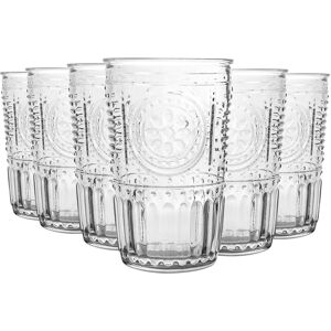 Bormioli Rocco 12x Romantic Water Glasses Boho Whisky Juice Tumbler 305ml Clear Bormioli Rocco 12x Romantic Water Glasses Boho Whisky Juice Tumbler 305ml Clear