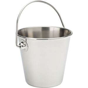 Utopia Mini Stainless Steel Pail For Table Presentation 3.5\"(9cm) 11oz (32cl) Pack Of 6 Utopia Mini Stainless Steel Pail For Table Presentation 3.5\"(9cm) 11oz (32cl) Pack Of 6