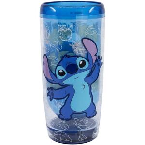 Disney 625ml Double-Walled Tumbler Stitch Dropsafe Collection Ohana, Blue Disney 625ml Double-Walled Tumbler Stitch Dropsafe Collection Ohana, Blue