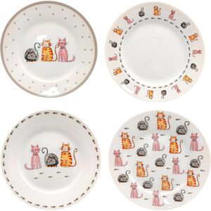 Spotted Dog Gift Company Side Plates Set Of 4, Ceramic Small Dinner Plates For Spotted Dog Gift Company Side Plates Set Of 4, Ceramic Small Dinner Plates For