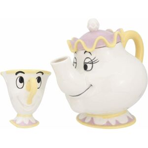 Disney Beauty And The Beast Mrs. Pot And Chip Tea Set Teapot Cup Set Box Disney Beauty And The Beast Mrs. Pot And Chip Tea Set Teapot Cup Set Box