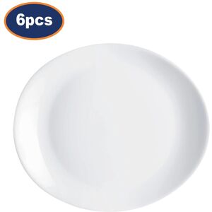 Luminarc Steak Plate Oval Opal White Dishwasher Safe Microwave Safe 30cm 6pcs Luminarc Steak Plate Oval Opal White Dishwasher Safe Microwave Safe 30cm 6pcs