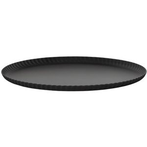 Alessi Jk02/23 B Pleats Serving Tray Steel, Black. 9\" / 23cm Diameter Alessi Jk02/23 B Pleats Serving Tray Steel, Black. 9\" / 23cm Diameter