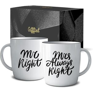Triple Gifffted Mr Right Mrs Always Right Coffee Mugs Gifts Ideas For Couples, Triple Gifffted Mr Right Mrs Always Right Coffee Mugs Gifts Ideas For Couples,