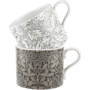 Spode Pumc8726-Xg William Morris Bachelors Button And Acorn Mugs, Set Of 2, Cer Spode Pumc8726-Xg William Morris Bachelors Button And Acorn Mugs, Set Of 2, Cer