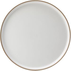 Utopia Porcelain Plate Zen White, Brown Tableware Serving For Bar 11" (28cm) Pack Of 6 Utopia Porcelain Plate Zen White, Brown Tableware Serving For Bar 11" (28cm) Pack Of 6