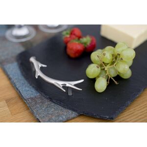 The Just Slate Company Medium Serving Tray With Antler Handles The Just Slate Company Medium Serving Tray With Antler Handles