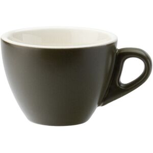 Utopia Barista Porcelain Drinking Flat White Matt Olive Cup 5.5oz (16cl) Box Of 12 Utopia Barista Porcelain Drinking Flat White Matt Olive Cup 5.5oz (16cl) Box Of 12