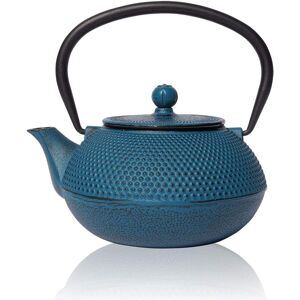 The Exotic Teapot Blue Tenshi Cast Iron Teapot, 600ml, 2 Cup Size, Japanese Style, Tetsubin Kettl The Exotic Teapot Blue Tenshi Cast Iron Teapot, 600ml, 2 Cup Size, Japanese Style, Tetsubin Kettl