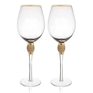 Sodial 2x(Decorative Glasses Long Stem Champagne Flutes Cocktail Glass 2pcs Red5586 Sodial 2x(Decorative Glasses Long Stem Champagne Flutes Cocktail Glass 2pcs Red5586