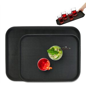 Relaxdays Non-Slip Sizes Set Gastro Tray Kitchen Restaurants Cafés Serving Plastic Black Relaxdays Non-Slip Sizes Set Gastro Tray Kitchen Restaurants Cafés Serving Plastic Black