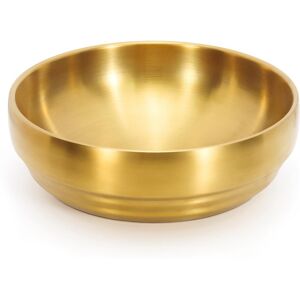 Sodial 3x(7.3in Gold Stainless Steel Soup Bowl, Unbreakable Bowl For Restaurant9408 Sodial 3x(7.3in Gold Stainless Steel Soup Bowl, Unbreakable Bowl For Restaurant9408