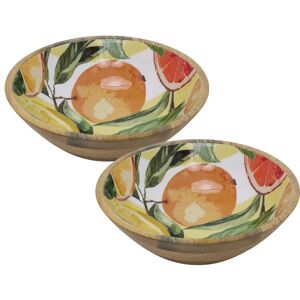 Carousel Home Set Of 2 Large Mango Wood Citrus Serving Bowls Wooden Kitchen Fruit Bowls Carousel Home Set Of 2 Large Mango Wood Citrus Serving Bowls Wooden Kitchen Fruit Bowls