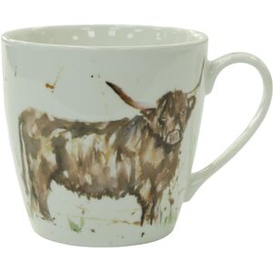 Set Of 4 Leonardo Collection Jumbo China Mug Gift Boxed Country Cow Theme 500ml Set Of 4 Leonardo Collection Jumbo China Mug Gift Boxed Country Cow Theme 500ml