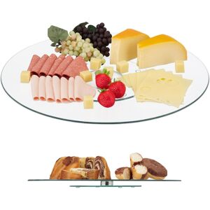 Relaxdays Cake Stand Serving Platter Round Dessert Tray 2 Pieces 45 Cm Glass Serving Plate Relaxdays Cake Stand Serving Platter Round Dessert Tray 2 Pieces 45 Cm Glass Serving Plate