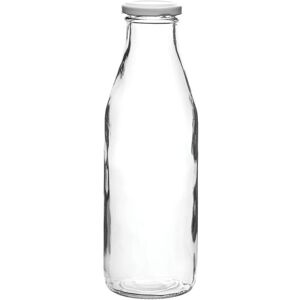 Utopia Clear Drinking Lidded Bottle Glassware For Bars Pubs 0.5l (17.5oz) Pack Of 12 Utopia Clear Drinking Lidded Bottle Glassware For Bars Pubs 0.5l (17.5oz) Pack Of 12