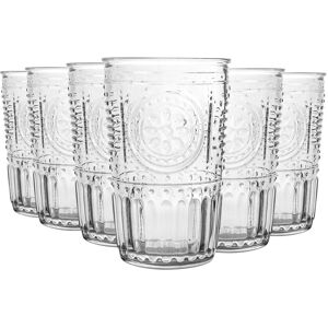 Bormioli Rocco 24x Romantic Water Glasses Boho Whisky Juice Tumbler 305ml Clear Bormioli Rocco 24x Romantic Water Glasses Boho Whisky Juice Tumbler 305ml Clear