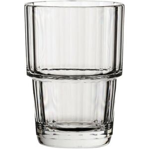 Utopia 6 X Lucent Nepal Stacking Tumbler Drinks Glass For Bars And Events 14oz (40cl) Utopia 6 X Lucent Nepal Stacking Tumbler Drinks Glass For Bars And Events 14oz (40cl)