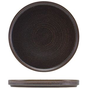 Genware Terra Porcelain Black Low Presentation Plate For Dining Serving 25cm Pack Of 6 Genware Terra Porcelain Black Low Presentation Plate For Dining Serving 25cm Pack Of 6