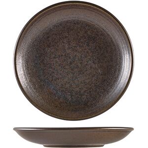 Genware Terra Porcelain Black Deep Coupe Plate For Kitchen Restaurant 25cm Pack Of 6 Genware Terra Porcelain Black Deep Coupe Plate For Kitchen Restaurant 25cm Pack Of 6