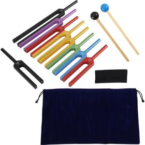 Care+ Tuning Fork Set, 9 Pcs Color Tuning Forks For Healing Chakra,Sound Therapy9573 Care+ Tuning Fork Set, 9 Pcs Color Tuning Forks For Healing Chakra,Sound Therapy9573