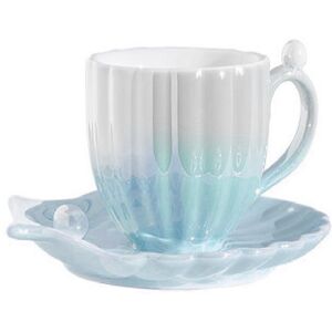 Sodial 3x(Ceramic Coffee Mug With Saucer, Cup, Cute Coffee Mugs For Office And4165 Sodial 3x(Ceramic Coffee Mug With Saucer, Cup, Cute Coffee Mugs For Office And4165