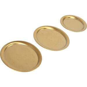 3pcs Stainless Steel Dessert Tray Mirror Polishing Process Snack Jewelry 3pcs Stainless Steel Dessert Tray Mirror Polishing Process Snack Jewelry