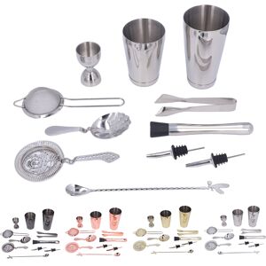 .›11pcs Cocktail Shaker Set Stainless Steel Drink Mixer Set Bar Cocktail Mixing .›11pcs Cocktail Shaker Set Stainless Steel Drink Mixer Set Bar Cocktail Mixing