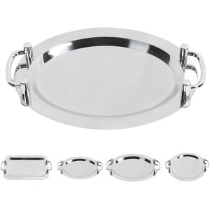 Stainlessteel Buffet Plate Bright Mirror Finish Serving Tray With Handle For Hot Stainlessteel Buffet Plate Bright Mirror Finish Serving Tray With Handle For Hot