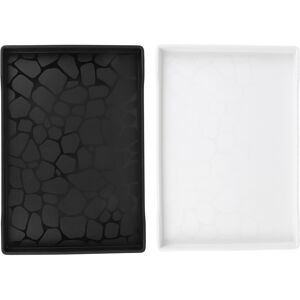 Rectangle Serving Tray Plastic 15.0x10.4in Reusable Serving Platter For Snack Fr Rectangle Serving Tray Plastic 15.0x10.4in Reusable Serving Platter For Snack Fr