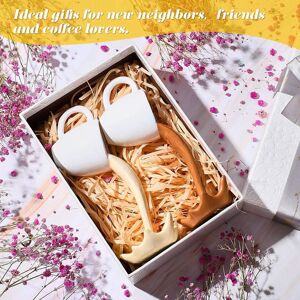 Sodial 3x(2 Pieces Floating Coffee Cups Coffee Bar Accessories Funny Pouring8554 Sodial 3x(2 Pieces Floating Coffee Cups Coffee Bar Accessories Funny Pouring8554